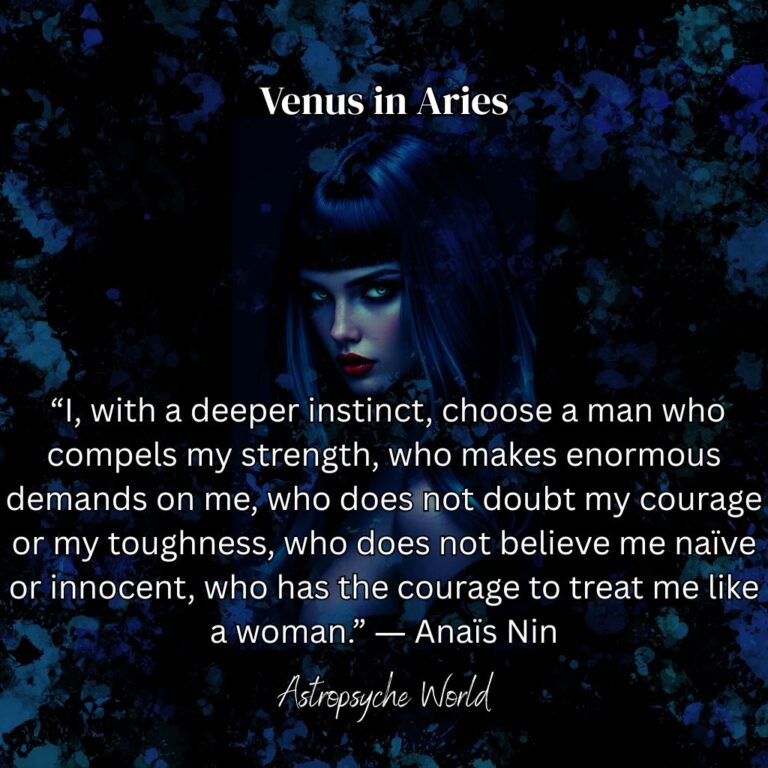 Venus in Aries