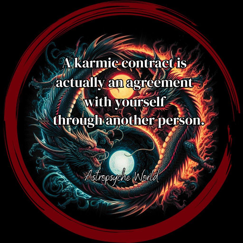 Karmic contract